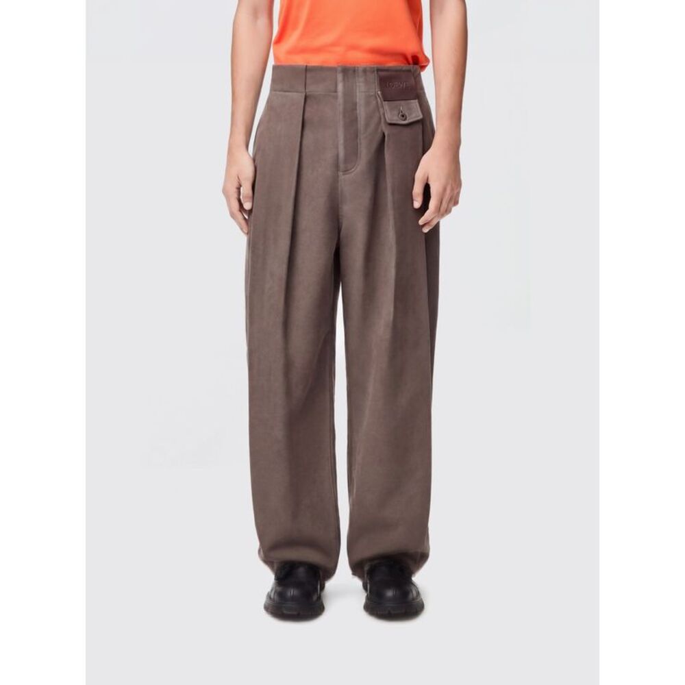 Loewe Pants Men Kaki